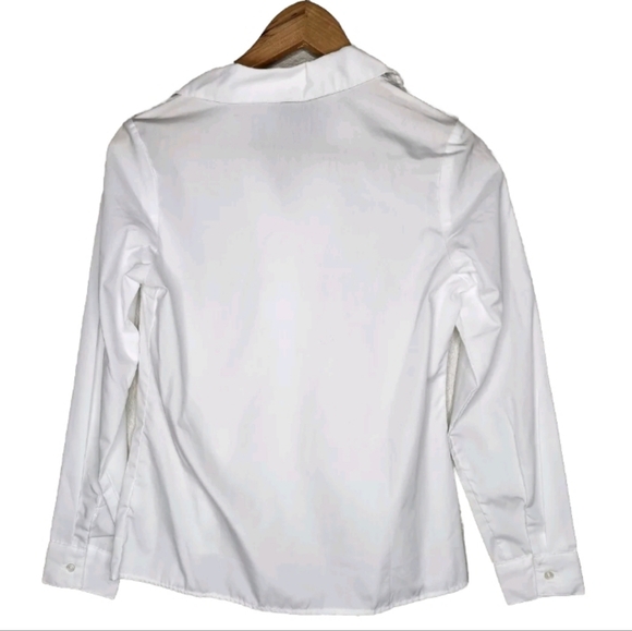 French Toast Uniform White Dress Shirt Size Junior S - Picture 2 of 4